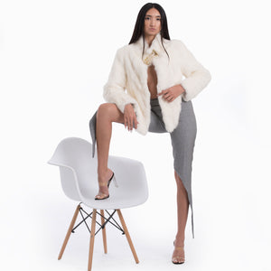 MENEZ JASMINE FUR COAT - MENEZ